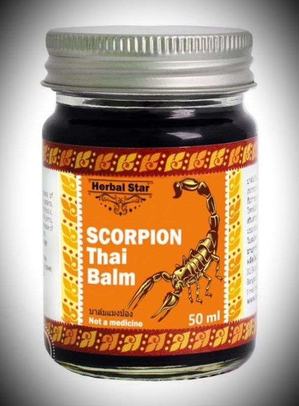 Тайский бальзам с ядом Скорпиона (ускоряет процесс сращивания костей при переломах) 